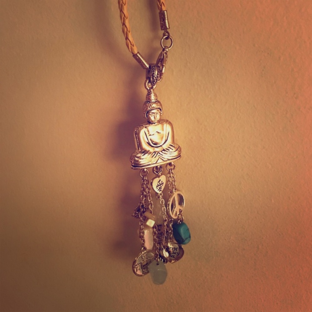 NWOT unique rare boho style charm necklace